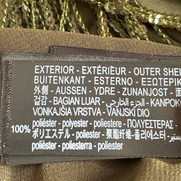 NWT. Zara ZW Collection Limited Edition Green Sequin Pencil Skirt. Size XS. - Picture 9 of 11